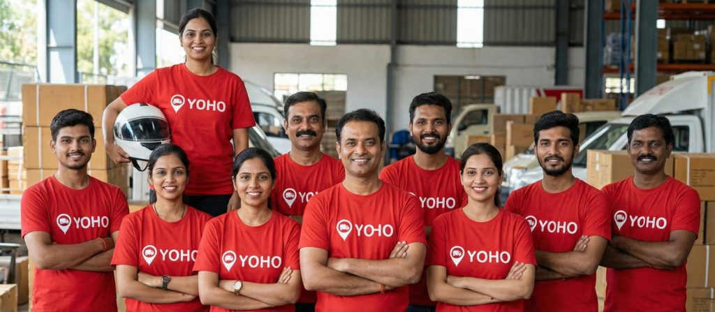 The YOHO team at one of our delivery hubs