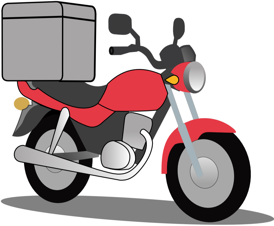 Bike delivery icon